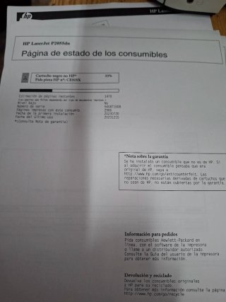 Hp 2055dn impresora láser monocromo