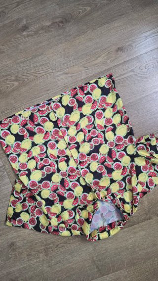 Conjunto Camisa y Pantalón Estampado Frutas