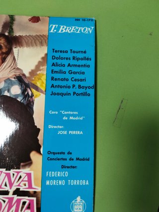 Vinilo La verbena de la Paloma (1961)
