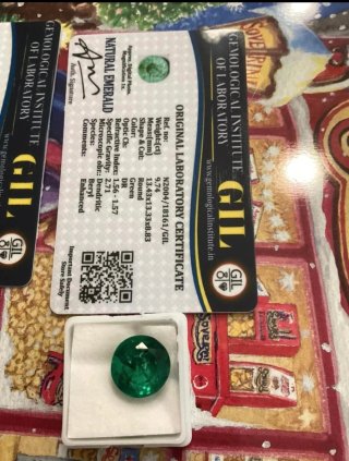 2 Smeraldi ct 10,40 e 9,74  certificazione GIL