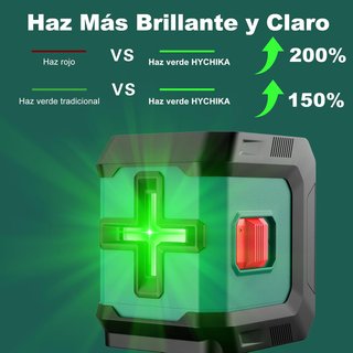 HYCHIKA nivel láser verde autonivelante ajustable