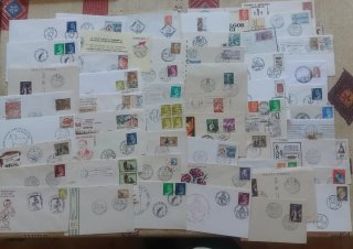 50 piezas con matasellos especiales