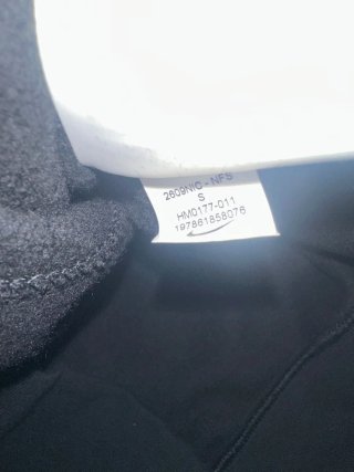Sudadera Nike Air Talla S Negra