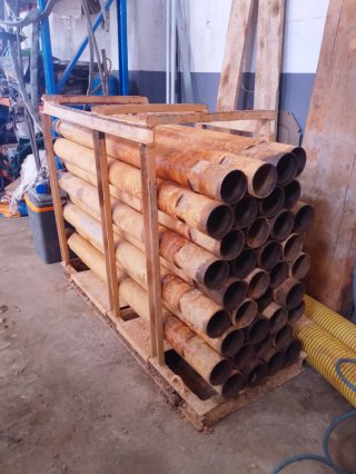 Máquina perforadora de pozos