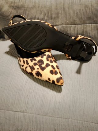 Tacones Animal Print Beige y Marrón