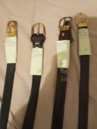 4Cinturones Piel Hombre CARVIN LOTTUSSE P.BALMAIN