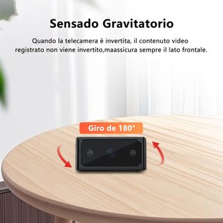 JINGRONGHUA Mini cámara espía visión nocturna