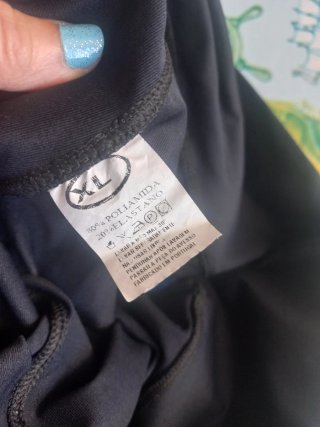 Mallas deportivas mujer negro y azul