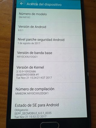 Samsung Galaxy Note 4 Negro