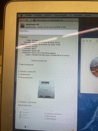 MacBook Air 13 Argento 2012 i7 8gb 500gb