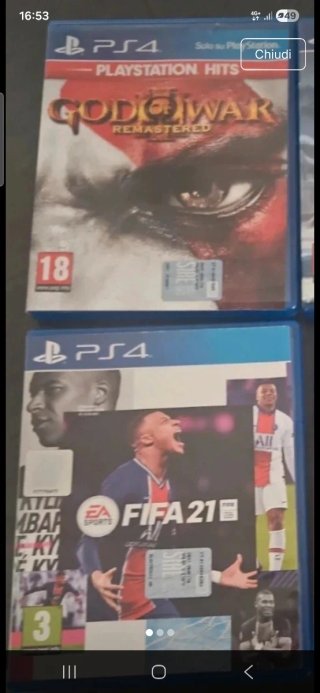 God of War Remastered & FIFA 21 PS4