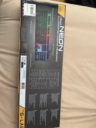 Teclado Gaming THE G-LAB Keyz Neon RGB