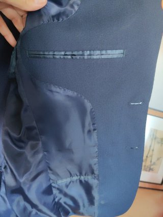 Traje Purōego Slim Fit Azul Talla 42
