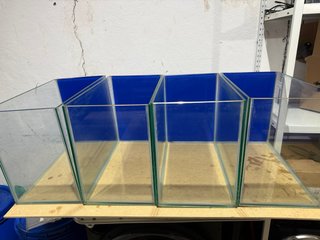 Bateria 4 acuarios 25litros