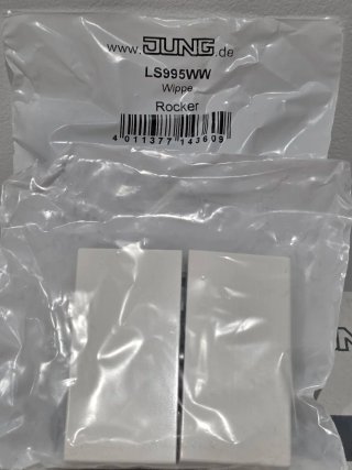 MECANISMOS JUNG. LS990 BLANCO ALPINO