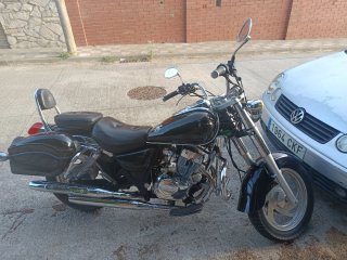 Jinlun 125 Custom Negra