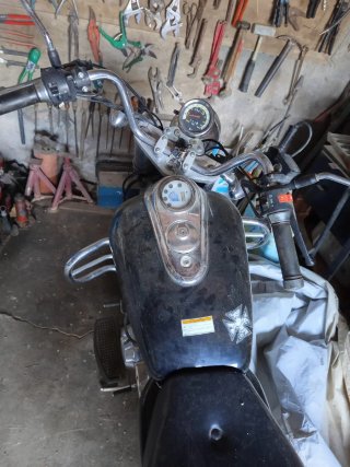 Jinlun 125 Custom Negra