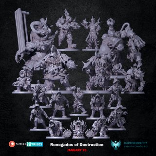 Equipo Renegades of Destruction Wargames
