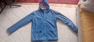 Impermeable infantil azul