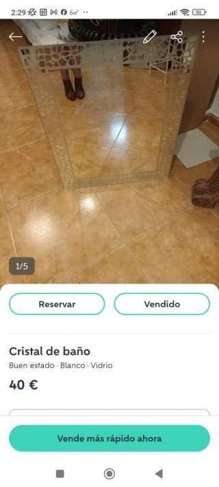 Espejo de baño cristal