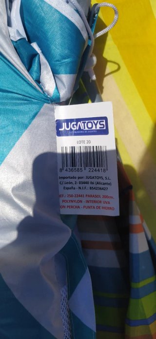 Sombrilla JUGATOYS sin estrenar