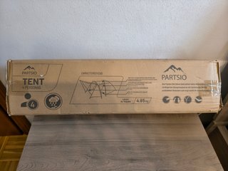 Tenda campeggio PARTSIO 4 persone e 4 Stagioni