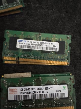 Lote 33 Módulos RAM Portátil DDR1 DDR2 DDR3