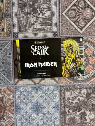 Secret Lair x Iron Maiden Álbum Art FOIL