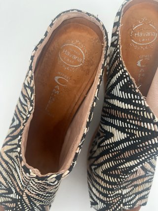 Zapatos cuña estampado geométrico pres.orig.180