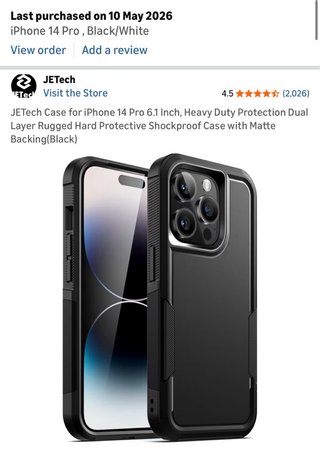 Funda iPhone 14 Pro 6.1 Negra
