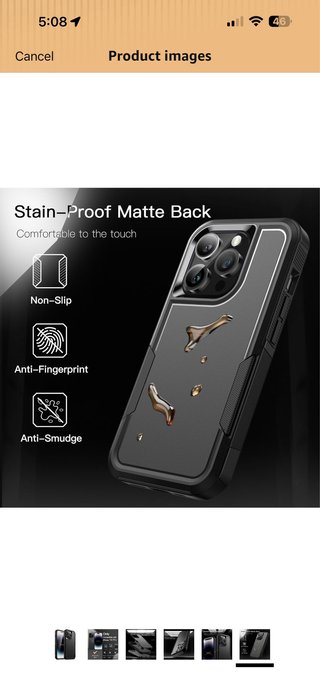 Funda iPhone 14 Pro 6.1 Negra