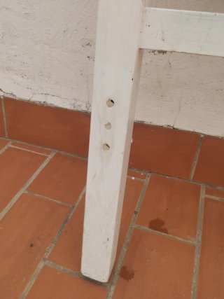 Cabecero blanco pequeño