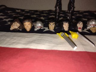 Lote 5 Figuras Wolverine Marvel Legends + Accesori