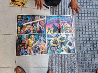 Póster Star Wars Años 70