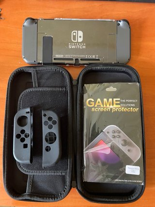 Nintendo Switch 256GB gris con accesorios