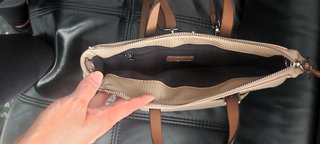 Mochila Parfois Beige y Marrón