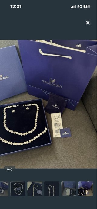 Set Swarovski Angelic Argento