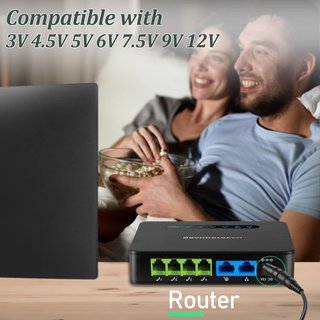 Adaptador universal con voltaje y conectores