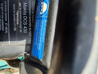 Motosierra Makita DCS 430