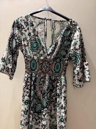 Mono largo estampado mujer