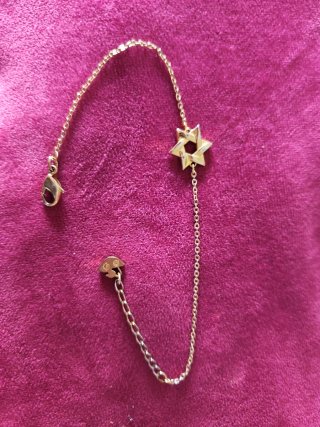 Pulsera Swarovski Estrella de David