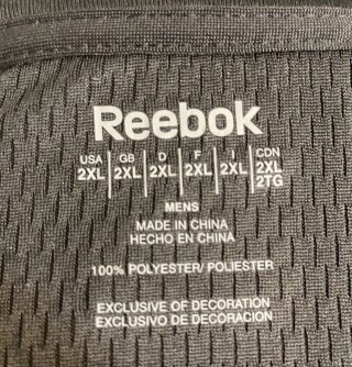 Maglietta Reebok running grigio scuro XXL
