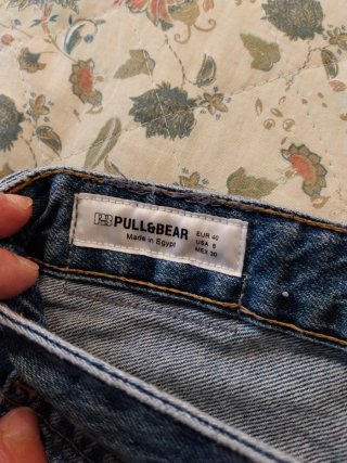 Pull&Bear Vaqueros Anchos Tachuelas