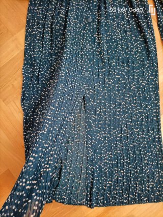 Falda larga Zara con lunares