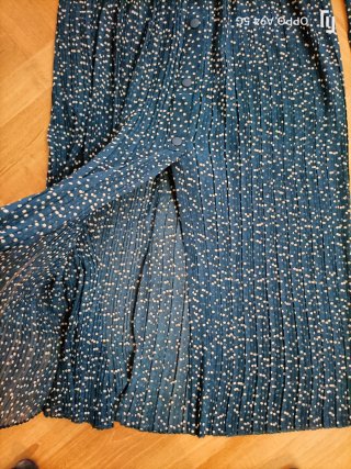 Falda larga Zara con lunares