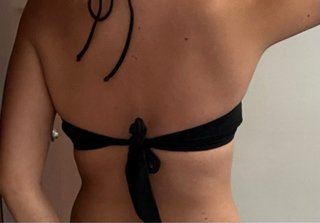 Top bikini negro Zara