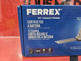 Cortasetos a Batería Ferrex 12V Compact Power.