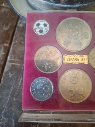 Lote Monedas Mundial España 82