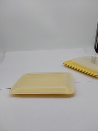 Tatay Porta Embutidos Fresh | Set di 3 Standard | Contenitori per Salumi Frigo | Coperchio Estraibile, Impilabile | Adatto per Congelatore, Microonde