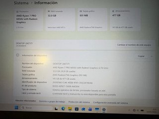 Portátil Lenovo T14s Gen 3 Ryzen 7 6850U